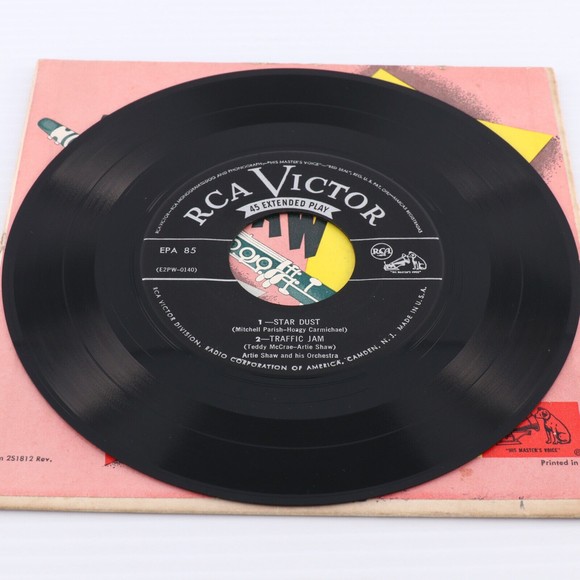 Artie Shaw & His Orchestra, Frenesi/Begin The Beguine/Star Dust 45 rpm Record EP - Picture 11 of 12